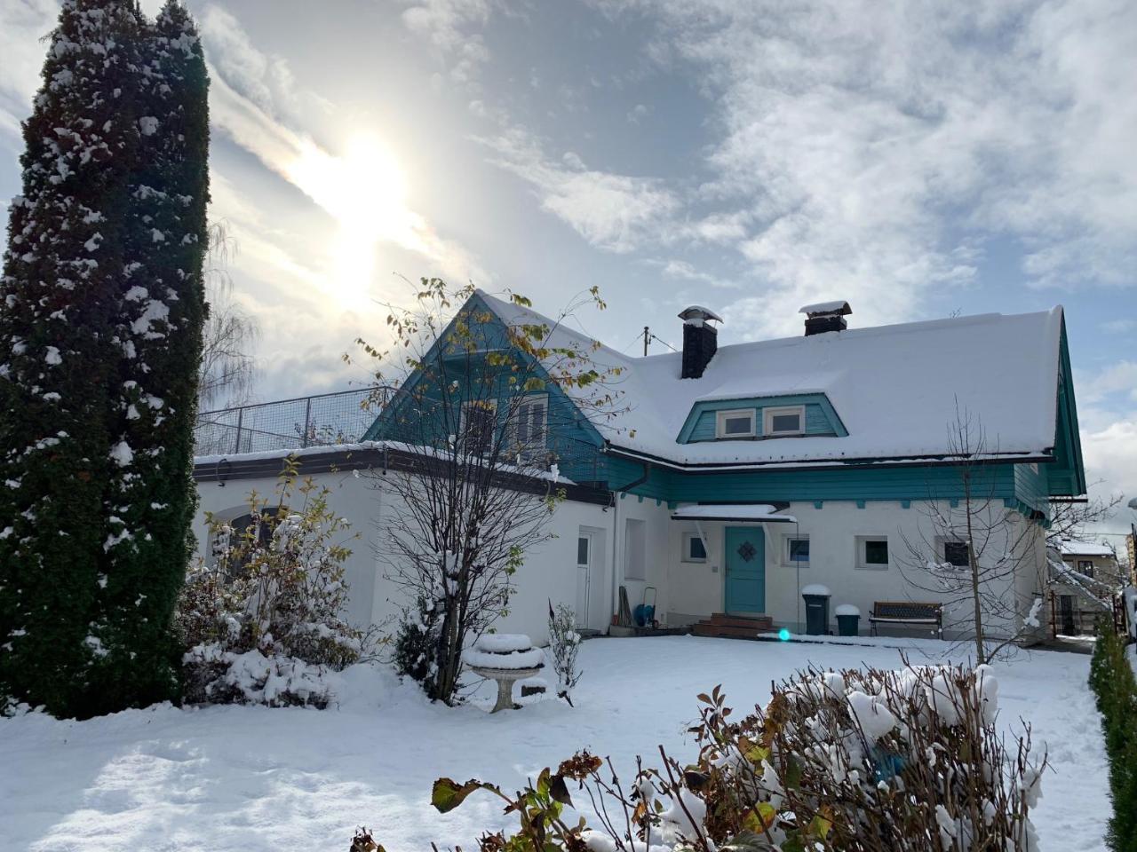 Blaues Haus Ferienwohnung Bodensdorf Ossiacher See Gerlitzen Alpe Exterior foto