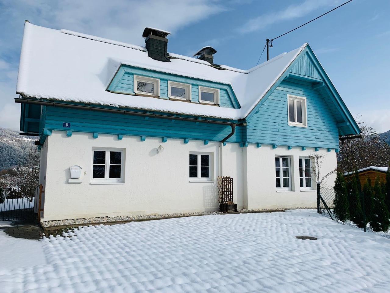 Blaues Haus Ferienwohnung Bodensdorf Ossiacher See Gerlitzen Alpe Exterior foto